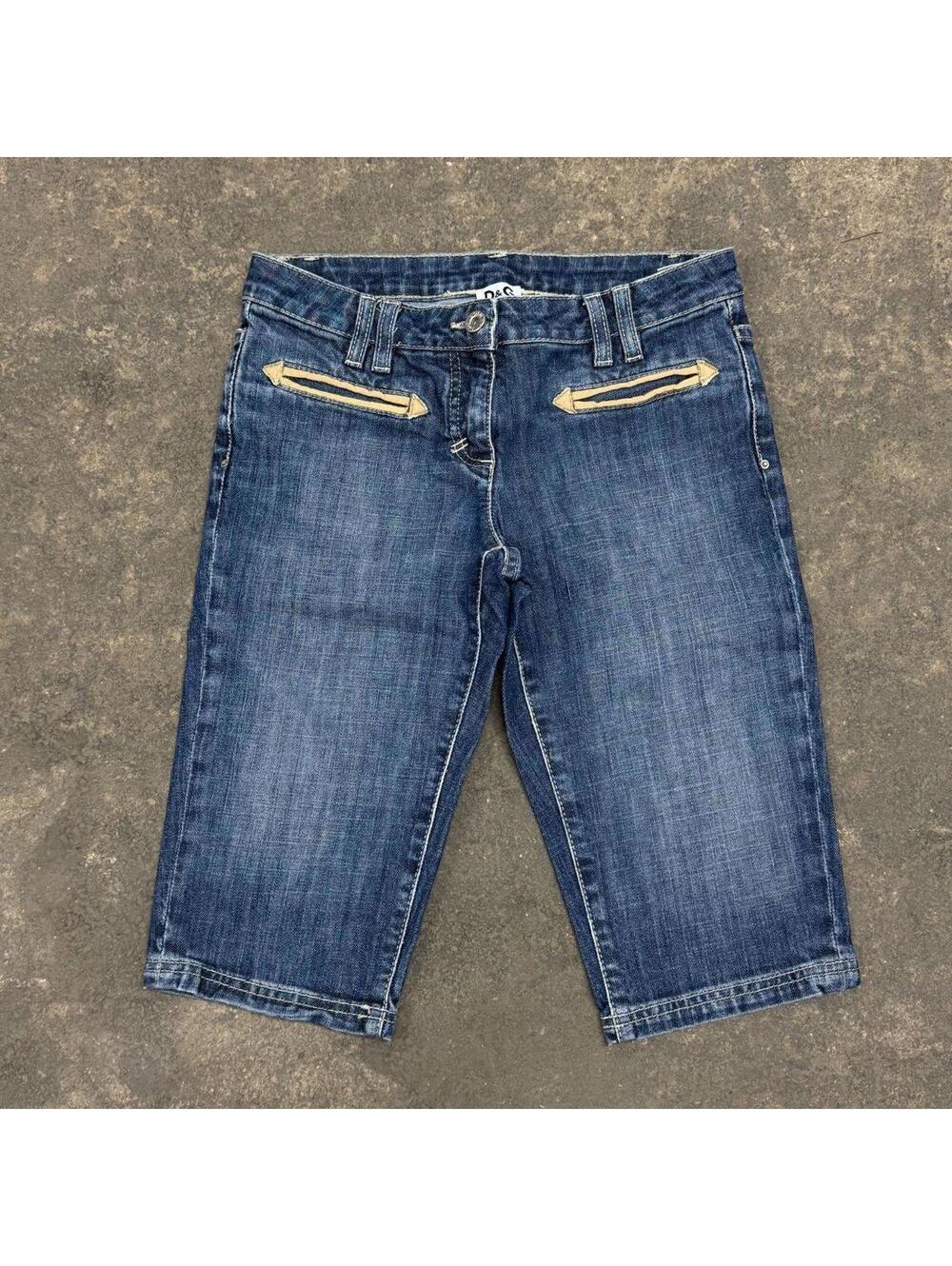Vintage D&G Junior Y2K Low-Rise Technical Capris